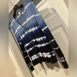 Chico’s~Lightweight~Ombre~Tie Dye~Rayon-Blend~Cardigan Sweater~Size~0 (S-4)